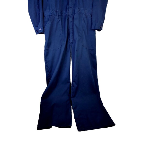 U S Nany Blue Utility Coveralls 48L Workwear Jumpsuit Mechanic Boiler Suit - Picture 3 of 12